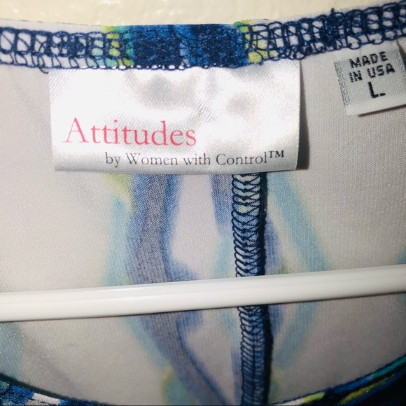 ATTITUDES BY WOMEN WITH CONTROL NWOT TUNIC SIZE L - Picture 8 of 15